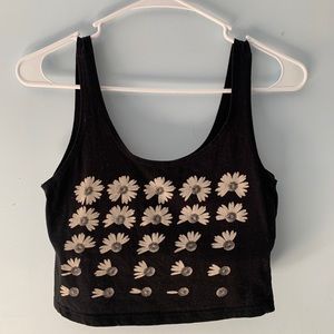 Daisy Cropped Tank Top